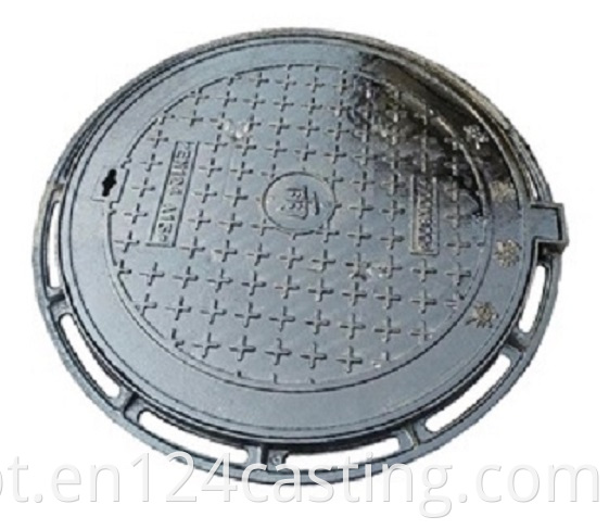 Ductile manhole cover φ600 C250 